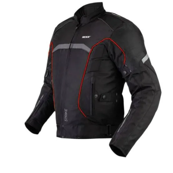 Jaqueta Texx New Strike V2 Masc Preto Vermelho
