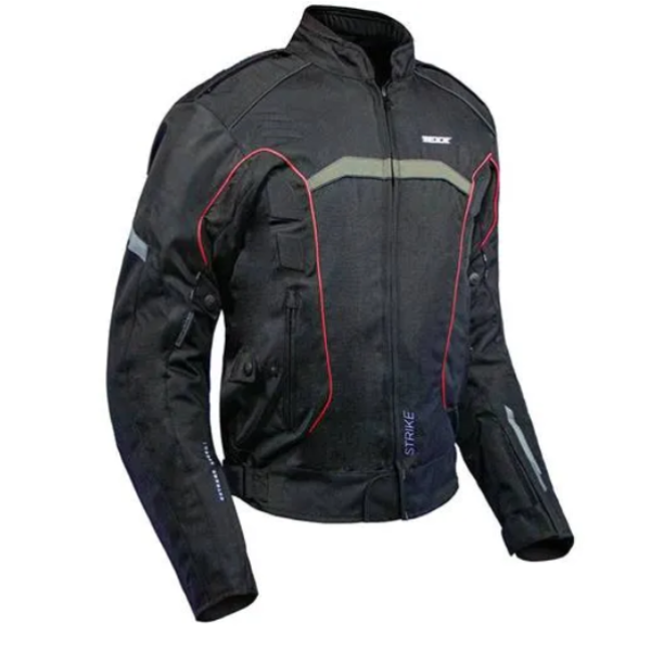 Jaqueta Texx New Strike V2 Masc Preto Vermelho