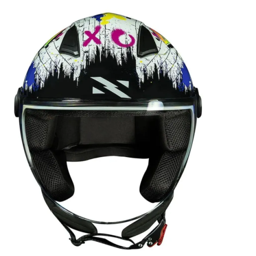 Capacete Norisk Orion Shine White/Orange