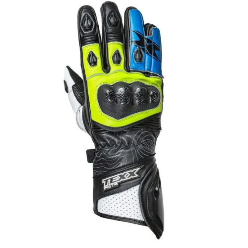 Luvas Texx Pista V2 Azul Verde