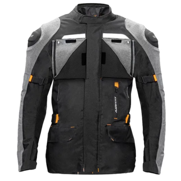 Jaqueta Texx Armor Masc Preto Cinza Laranja