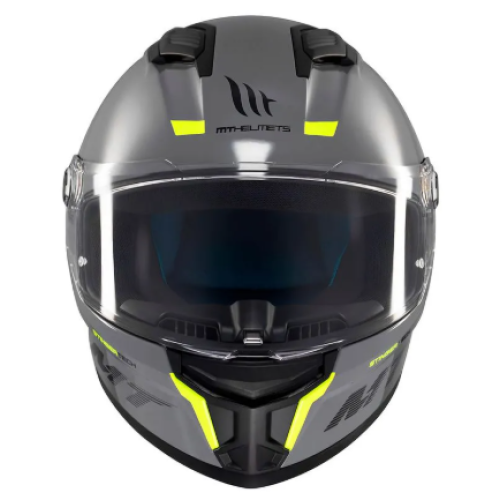 Capacete Mt Helmets Stinger 2 Solid A12 Grey Gloss