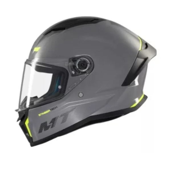 Capacete Mt Helmets Stinger 2 Solid A12 Grey Gloss