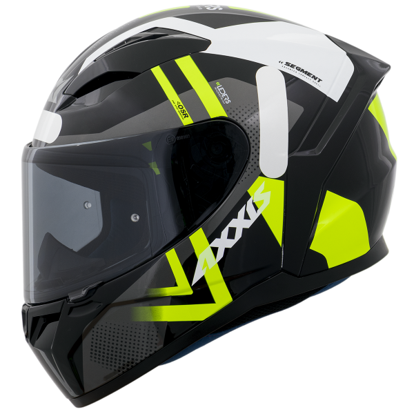 Capacete Axxis Segment Leders C13 Yellow Fluor Gloss