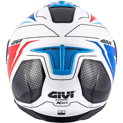 CAPACETE GIVI X21 SHIVER BRANCO/AZUL/VER