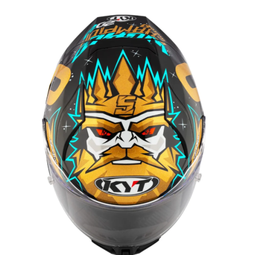 Capacete Kyt R2R Max Masia World Champ 23 Gold