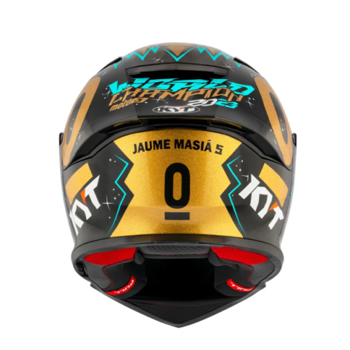 Capacete Kyt R2R Max Masia World Champ 23 Gold