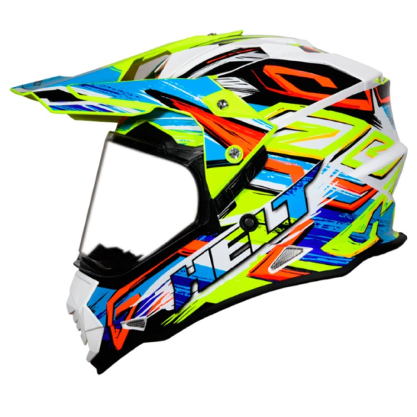 Capacete Helt Cross Vision Glass Prism 