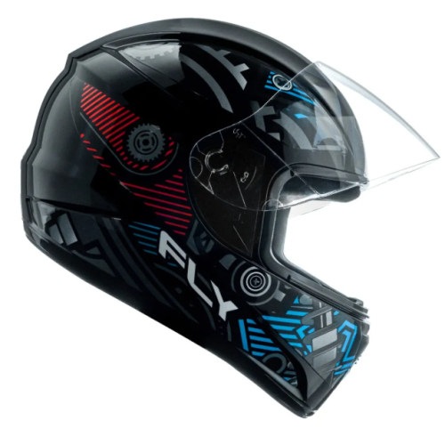 Capacete Fly F9 Hg Motor
