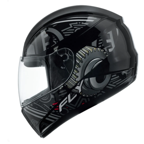 Capacete Fly F9 Hg Motor Grafite