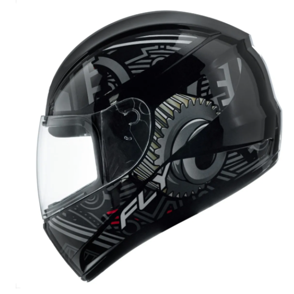 Capacete Fly F9 Hg Motor Grafite