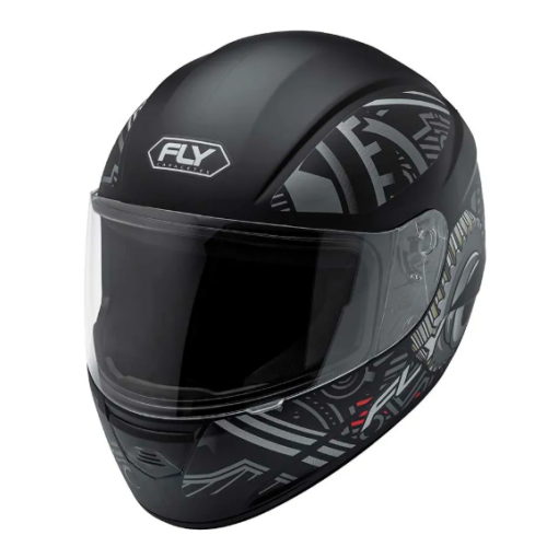 Capacete Fly F9 Hg Motor Fosco Grafite