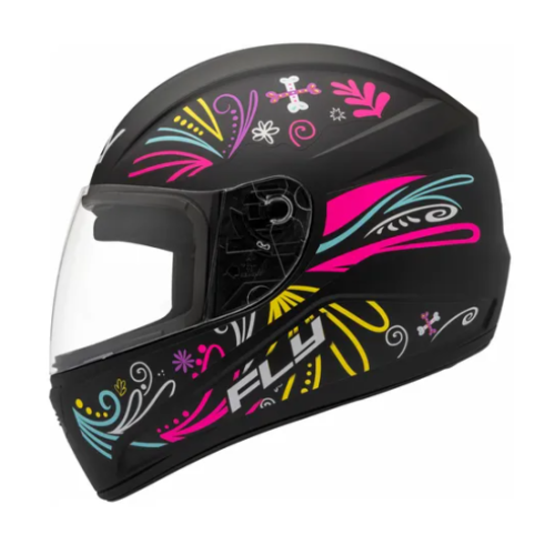 Capacete Fly F9 Hg Fiesta Fosco
