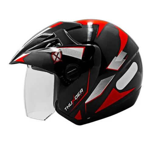 Capacete Ebf Thunder Open Steel