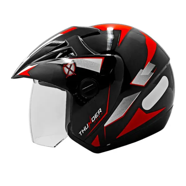 Capacete Ebf Thunder Open Steel 