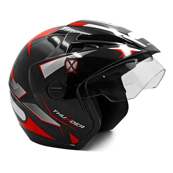 Capacete Ebf Thunder Open Steel 