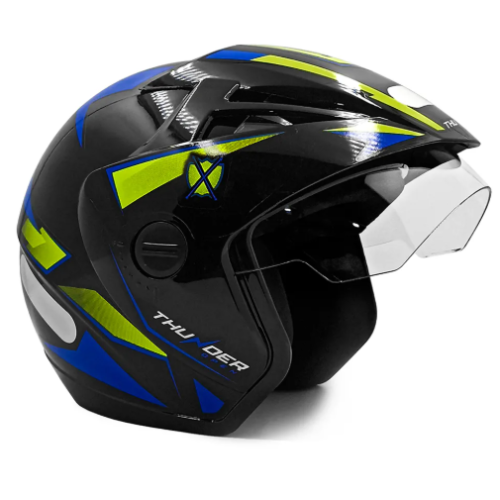 Capacete Ebf Thunder Open Steel