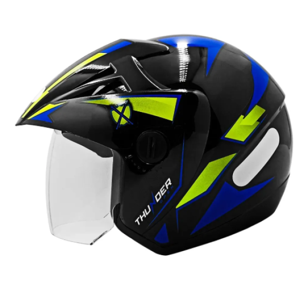 Capacete Ebf Thunder Open Steel