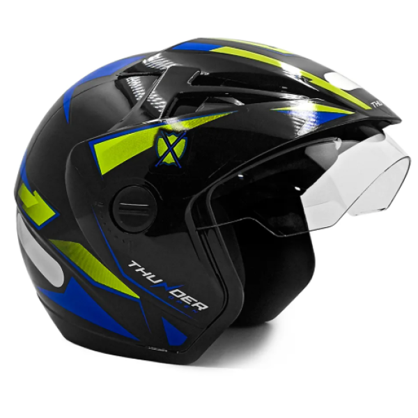 Capacete Ebf Thunder Open Steel