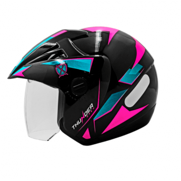 Capacete Ebf Thunder Open Steel 