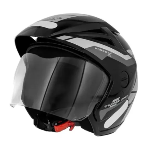 Capacete Ebf Thunder Open Steel
