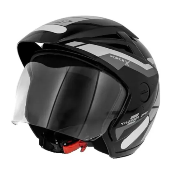 Capacete Ebf Thunder Open Steel 