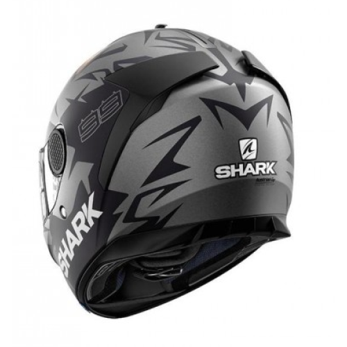 CAPACETE SHARK SPARTAN LORENZO DIABLO AUST GP MATT AKA