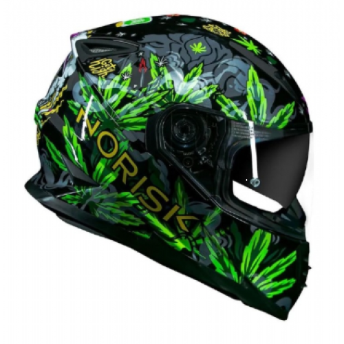 Capacete Norisk Ff302 Magic Seeds Green 56