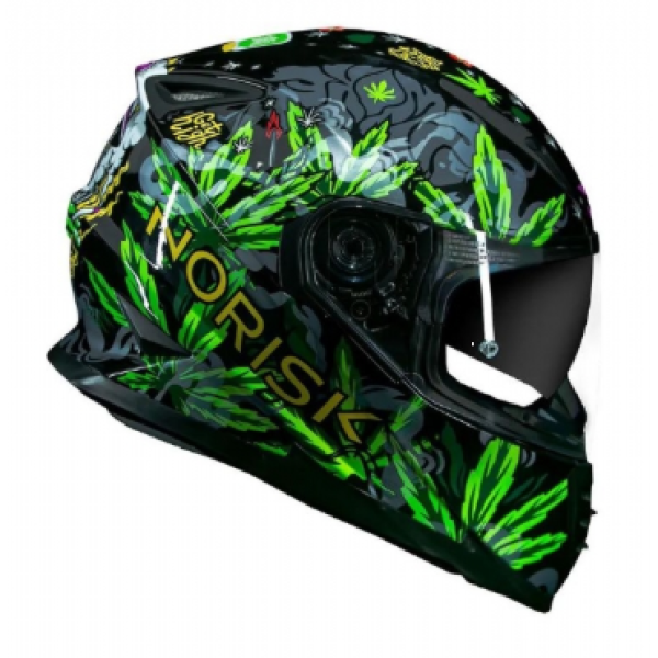 Capacete Norisk Ff302 Magic Seeds Green 56