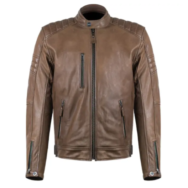 Jaqueta Asw Couro Topgun Marrom