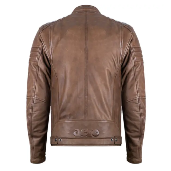 Jaqueta Asw Couro Topgun Marrom