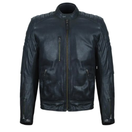 Jaqueta Asw Couro Topgun Preto