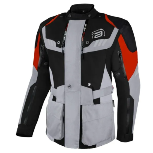 Jaqueta Asw Pangea Cinza Vermelho