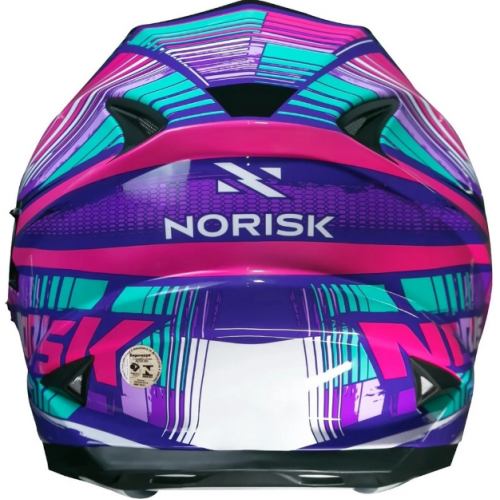 CAPACETE NORISK FF302 ADVANCE PINK