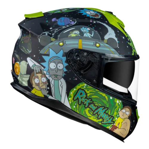 CAPACETE NORISK STRADA RICKY AND MORTY BLK