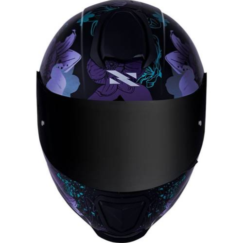 CAPACETE NORISK RAZOR BLOOM BLK/PURPLE