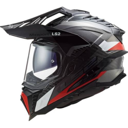 CAPACETE LS2 EXPLORER C MX701 FRONTIER TIT/RED