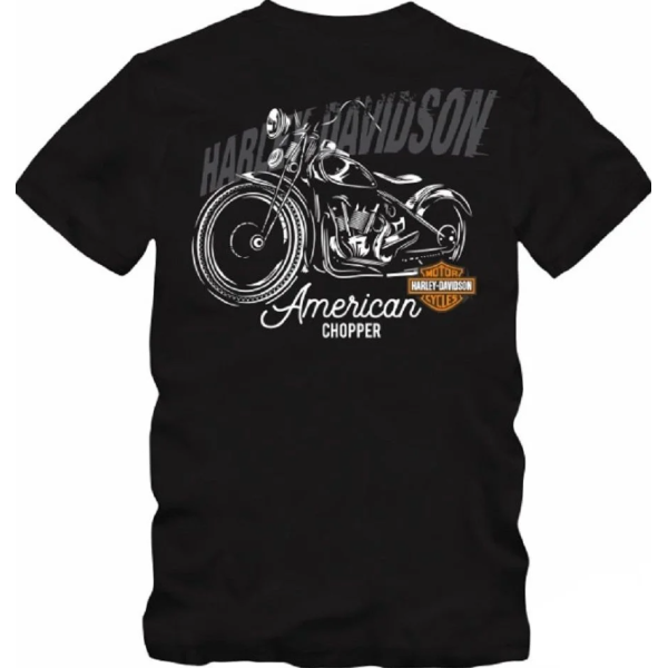 CAMISETA ALLBOY HARLEY CHOPPER PRETO