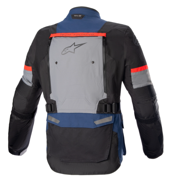 JAQUETA ALPINESTARS BOGOTA PRO DRYSTAR ALPINESTARS AZUL MARINHO PRETO VERMELHO