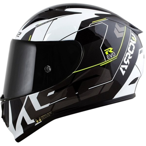 CAPACETE LS2 FF323 ARROW R TECHNO BLK/GREY/YEL