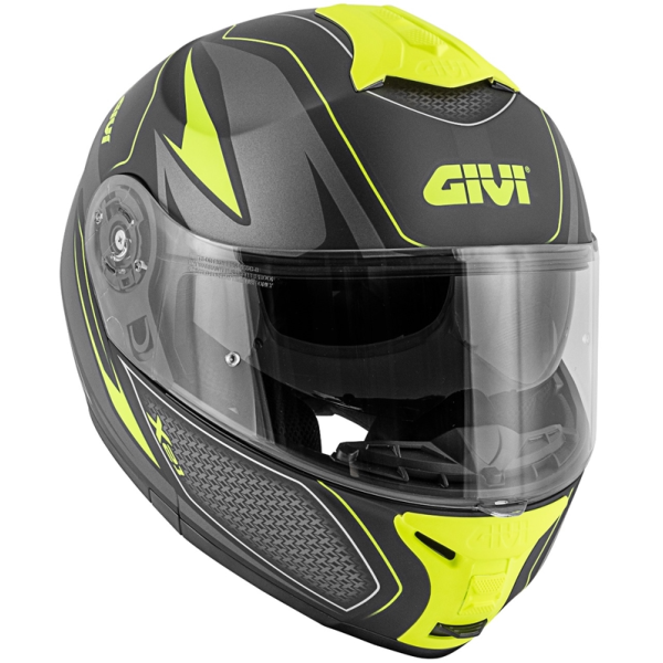 CAPACETE GIVI X21 SHIVER PRT/TIT/AML FOSCO