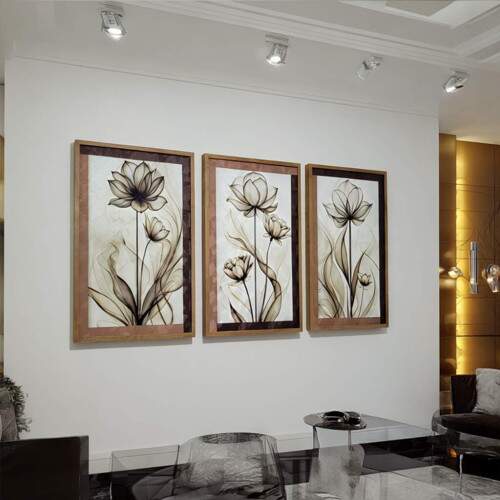 Quadro Floral Abstrato Terrocata Art�stico