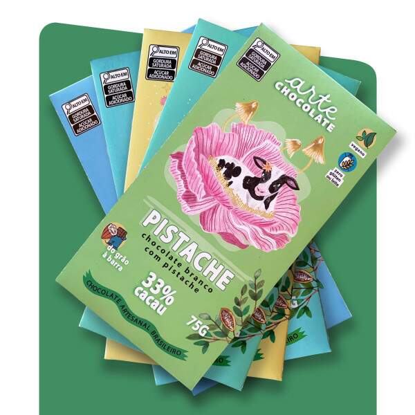 Coleo Desgustao com 5 Barras de Chocolate 375g