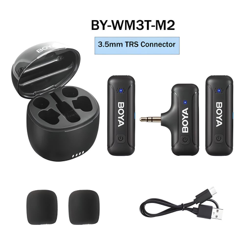 Microfone Boya By-wm3t-m2 Para Cmeras
