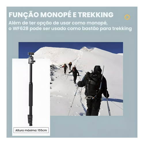 Trip Weifeng Wf628 Suporte Para Celular Vira Monop - 5kg