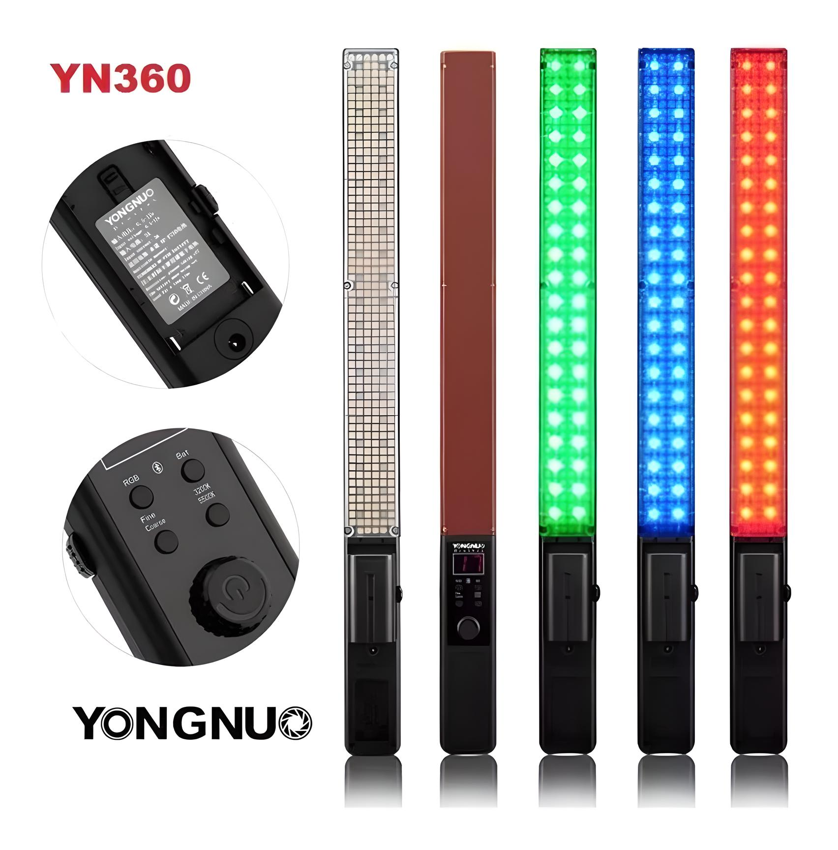 Iluminador basto YN360 + Bateria npF970 + carregador