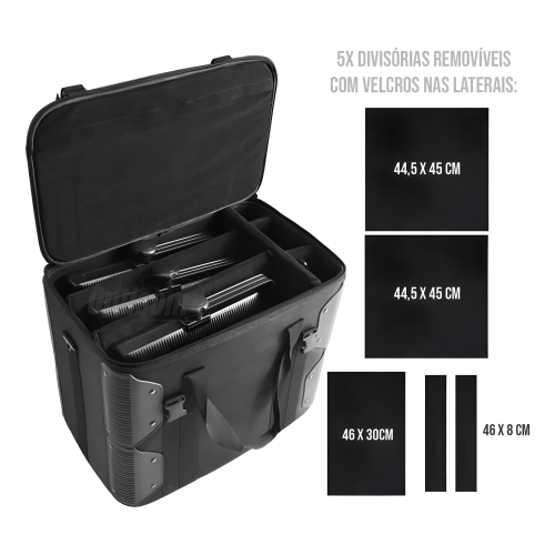 Case Com Rodinhas Godox Cb10 Para Iluminador Led Trip Flash Cor Preto