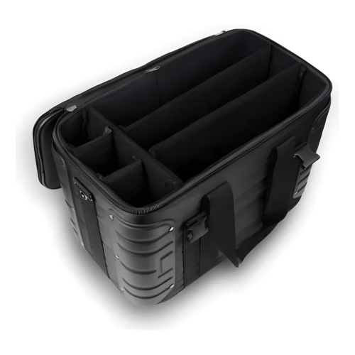 Case Com Rodinhas Godox Cb10 Para Iluminador Led Trip Flash Cor Preto