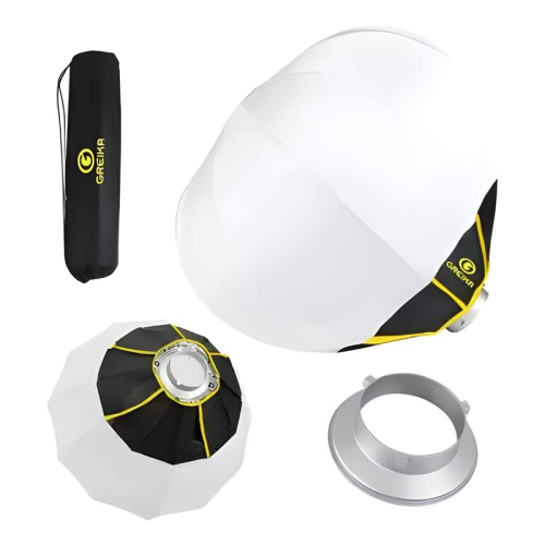 Softbox Balao Chines 65cm Greika Bowens Para Luz Continua