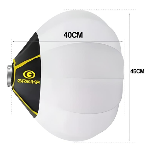 Softbox Balao Chines 45cm Greika Bowens Para Luz Continua